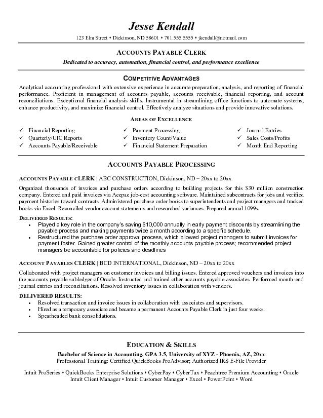 Promotions resume template